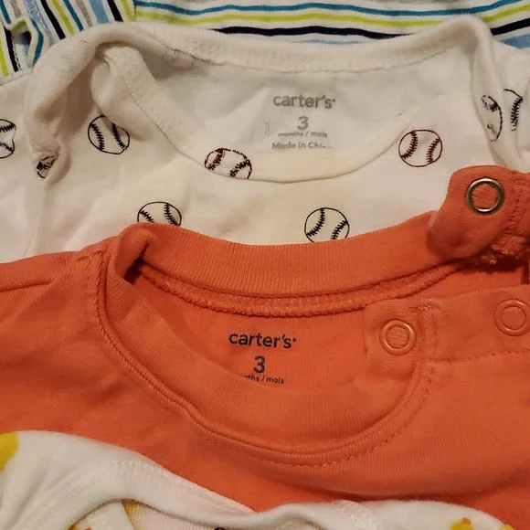 Set of 10 0-3 months baby onesies bundle - Picture 4 of 5